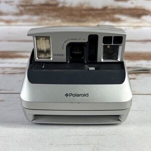 Polaroid One 600 Instant Film Camera Silver Hand Strap – Used